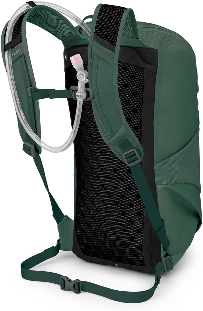 Osprey Skarab Mens Hiking Backpack with Hydraulics ReservoirTundra Green
