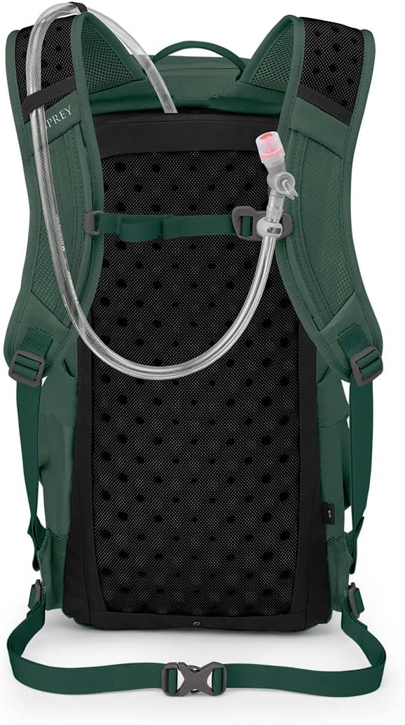 Osprey Skarab Mens Hiking Backpack with Hydraulics ReservoirTundra Green