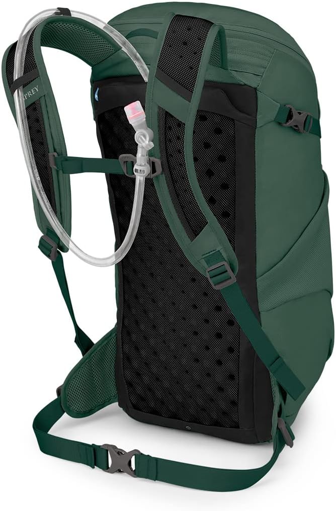 Osprey Skarab Mens Hiking Backpack with Hydraulics ReservoirTundra Green