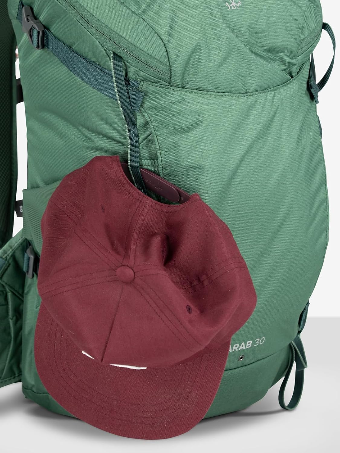 Osprey Skarab Mens Hiking Backpack with Hydraulics ReservoirTundra Green