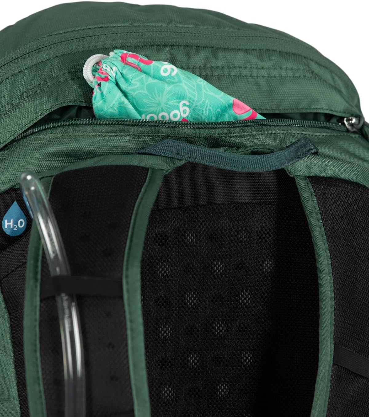 Osprey Skarab Mens Hiking Backpack with Hydraulics ReservoirTundra Green
