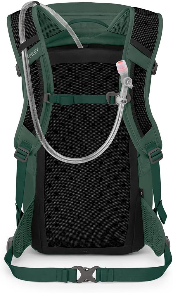 Osprey Skarab Mens Hiking Backpack with Hydraulics ReservoirTundra Green