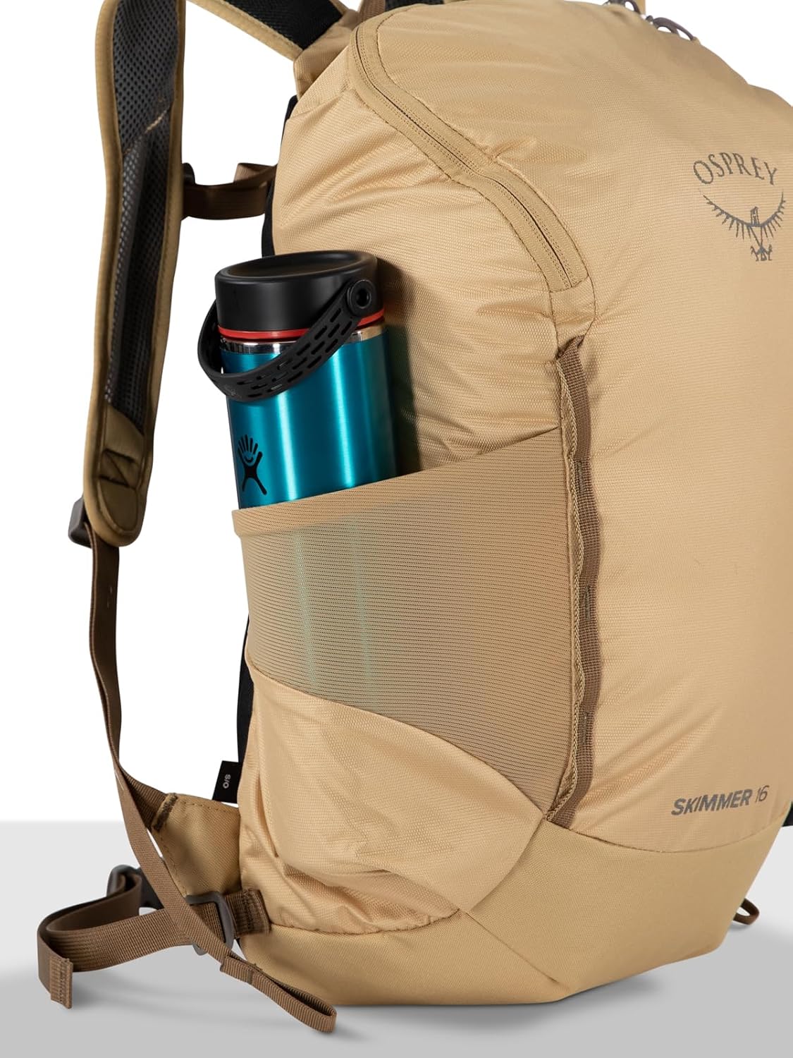 Osprey Skimmer 16L Womens Hiking Backpack with Hydraulics Reservoir Coyote Brown