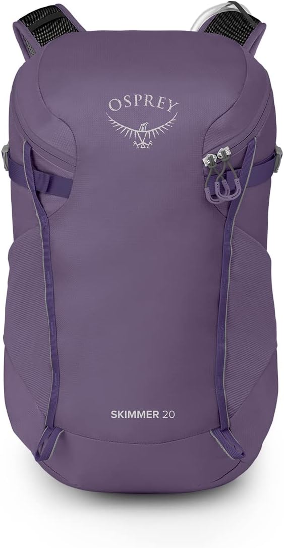 Osprey Skimmer 20L Womens Hiking Backpack with Hydraulics Reservoir Purpurite Purple