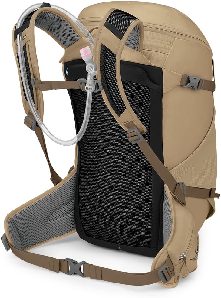 Osprey Skimmer 28L Womens Hiking Backpack with Hydraulics Reservoir Coyote Brown