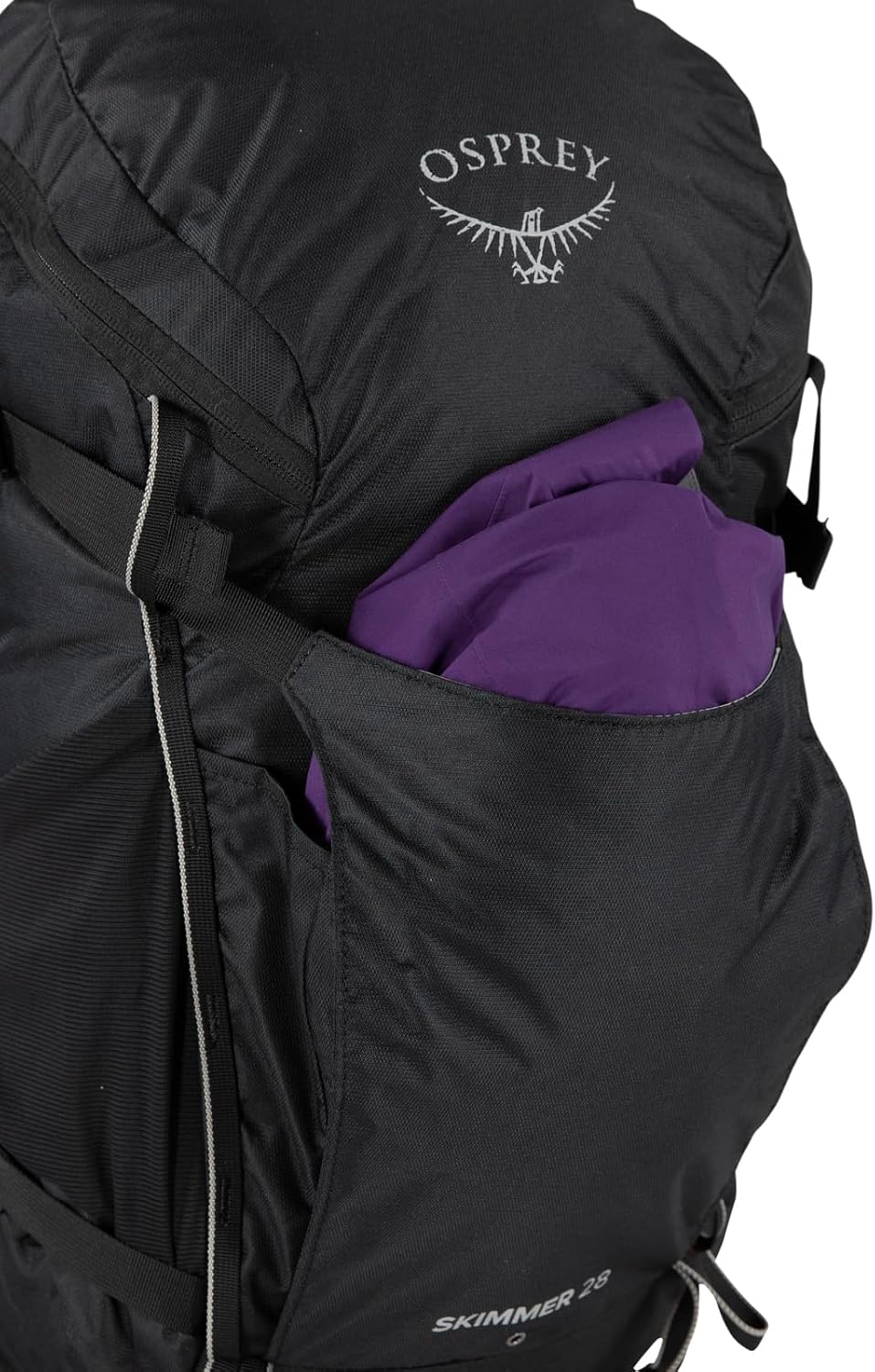 Osprey Skimmer 28L Womens Hiking Backpack with Hydraulics Reservoir Purpurite Purple