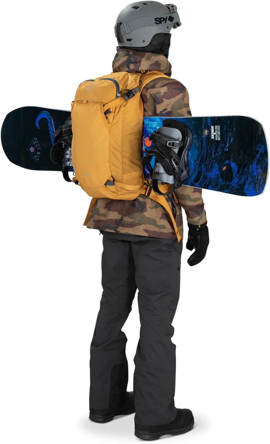 Osprey Soelden 42L Mens Ski and Snowboard Backpack BlackArtisan Yellow