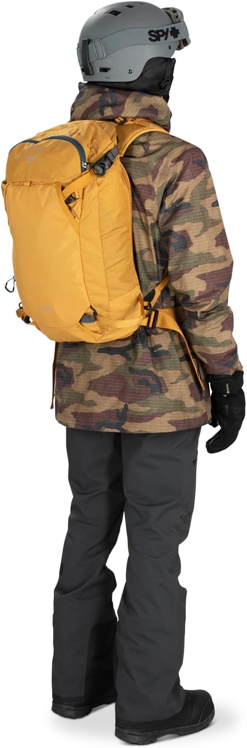 Osprey Soelden 42L Mens Ski and Snowboard Backpack BlackArtisan Yellow