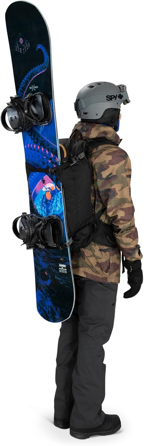 Osprey Soelden 42L Mens Ski and Snowboard Backpack BlackArtisan Yellow