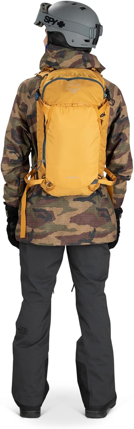 Osprey Soelden 42L Mens Ski and Snowboard Backpack BlackArtisan Yellow