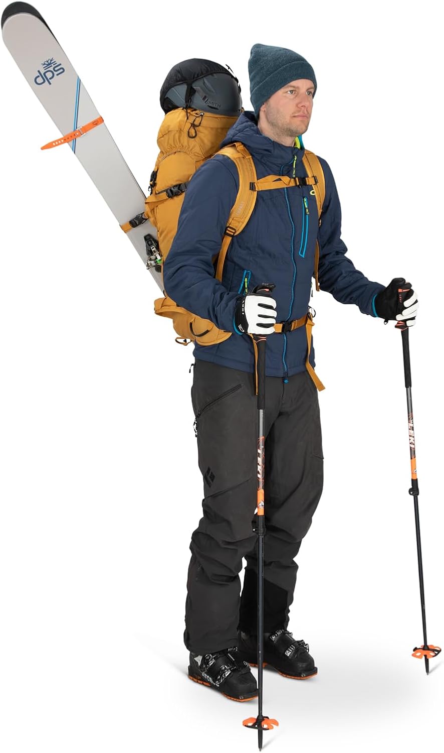 Osprey Soelden 42L Mens Ski and Snowboard Backpack BlackArtisan Yellow