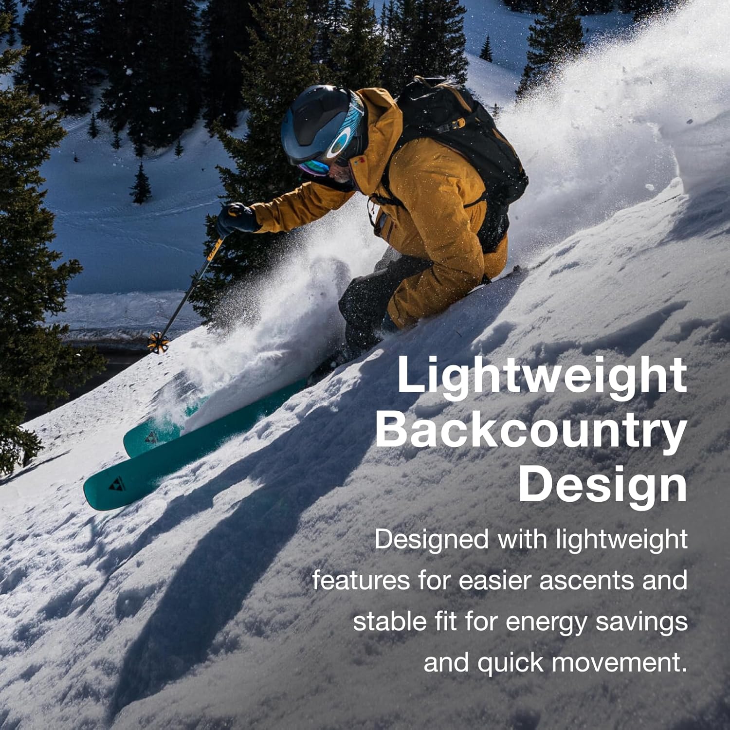 Osprey Soelden 42L Mens Ski and Snowboard Backpack BlackArtisan Yellow