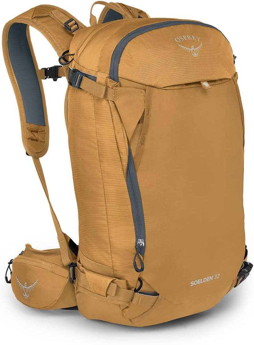 Osprey Soelden 42L Mens Ski and Snowboard Backpack BlackArtisan Yellow