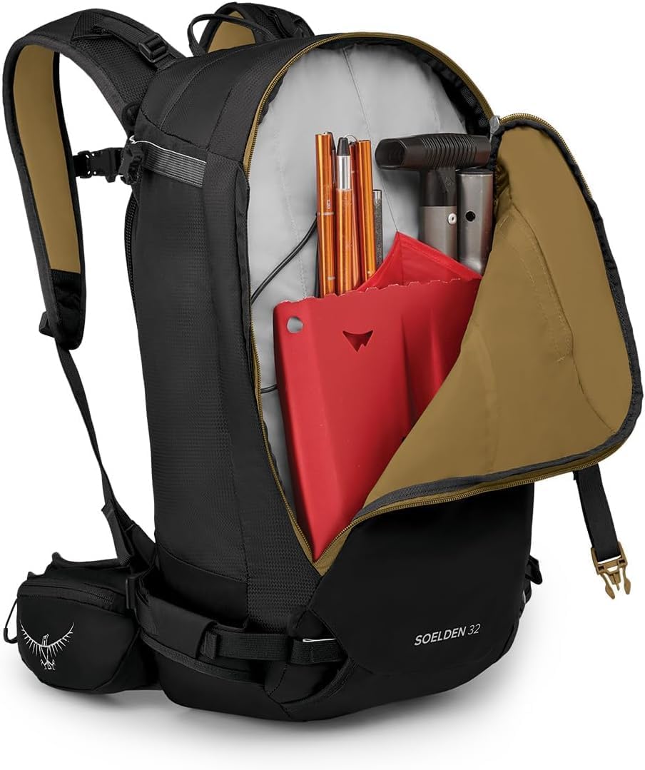 Osprey Soelden 42L Mens Ski and Snowboard Backpack BlackBlack