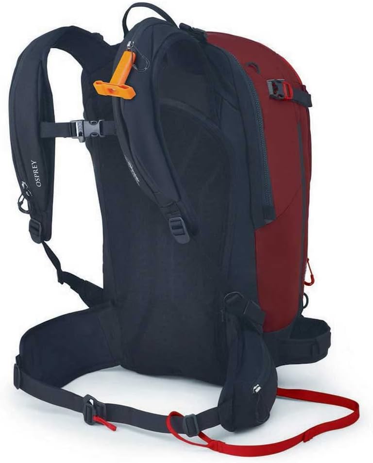 Osprey Soelden 42L Mens Ski and Snowboard Backpack BlackRed Mountain