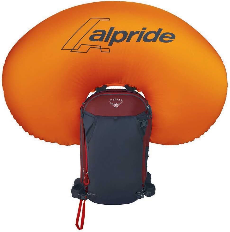 Osprey Soelden 42L Mens Ski and Snowboard Backpack BlackRed Mountain