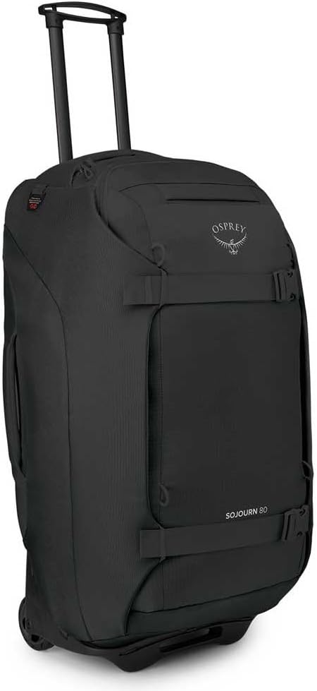 Osprey Sojourn 22quot45L Wheeled Travel Backpack with Harness Koseret GreenBlack