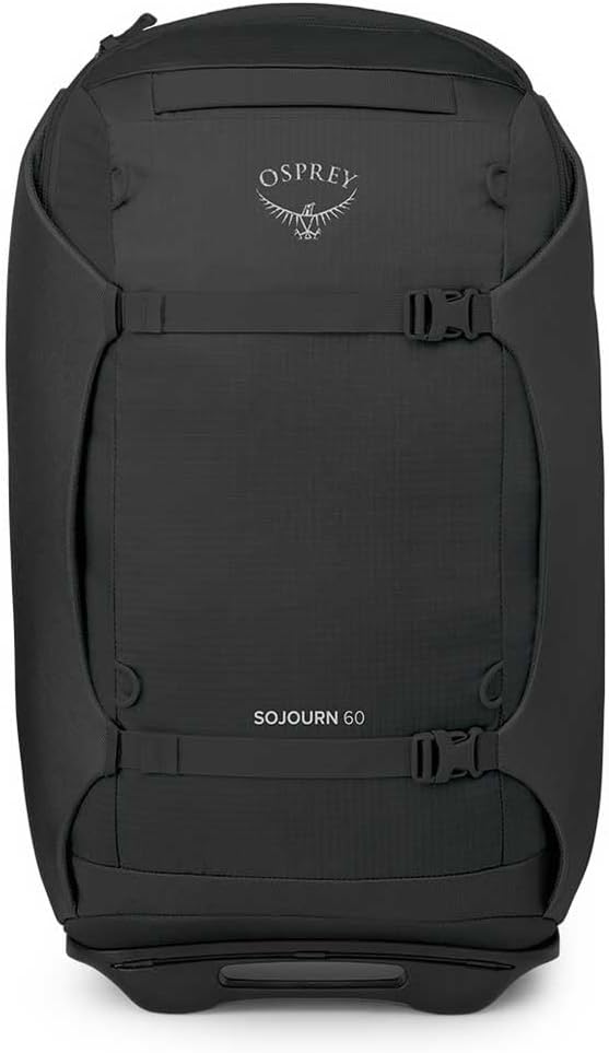 Osprey Sojourn 22quot45L Wheeled Travel Backpack with Harness Koseret GreenBlack
