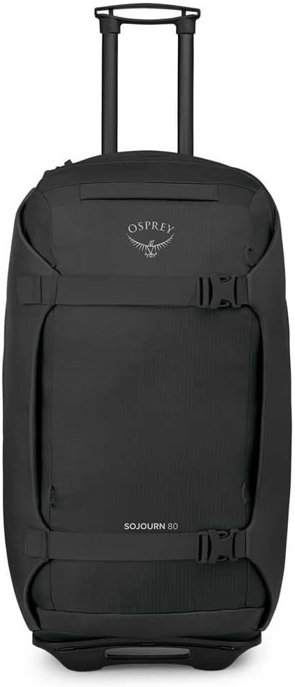 Osprey Sojourn 22quot45L Wheeled Travel Backpack with Harness Koseret GreenBlack