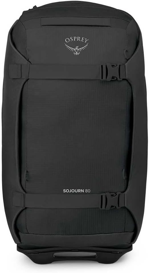 Osprey Sojourn 22quot45L Wheeled Travel Backpack with Harness Koseret GreenBlack