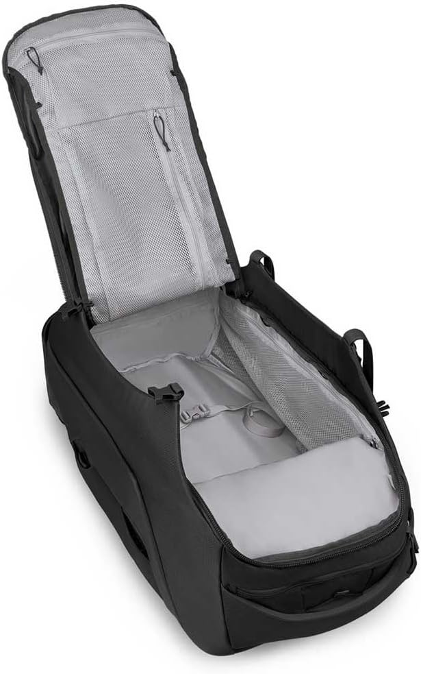 Osprey Sojourn 22quot45L Wheeled Travel Backpack with Harness Koseret GreenBlack