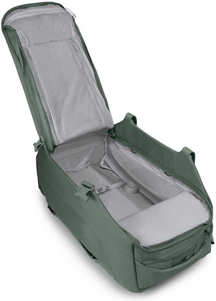 Osprey Sojourn 22quot45L Wheeled Travel Backpack with Harness Koseret GreenKoseret Green