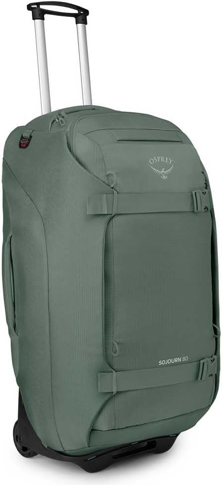 Osprey Sojourn 22quot45L Wheeled Travel Backpack with Harness Koseret GreenKoseret Green