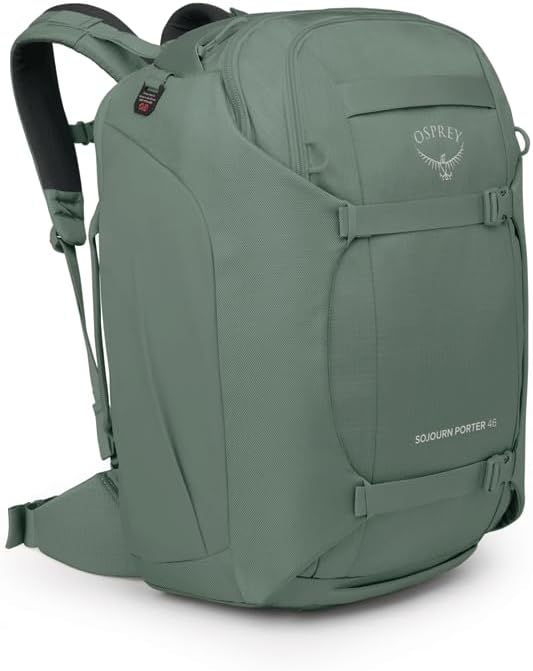 Osprey Sojourn Porter 30L Travel Backpack BlackKoseret Green