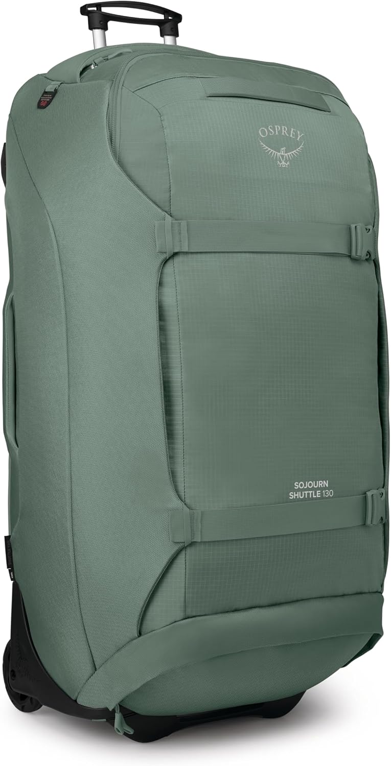 Osprey Sojourn Shuttle 30quot100L Wheeled Duffel Luggage Koseret GreenKoseret Green