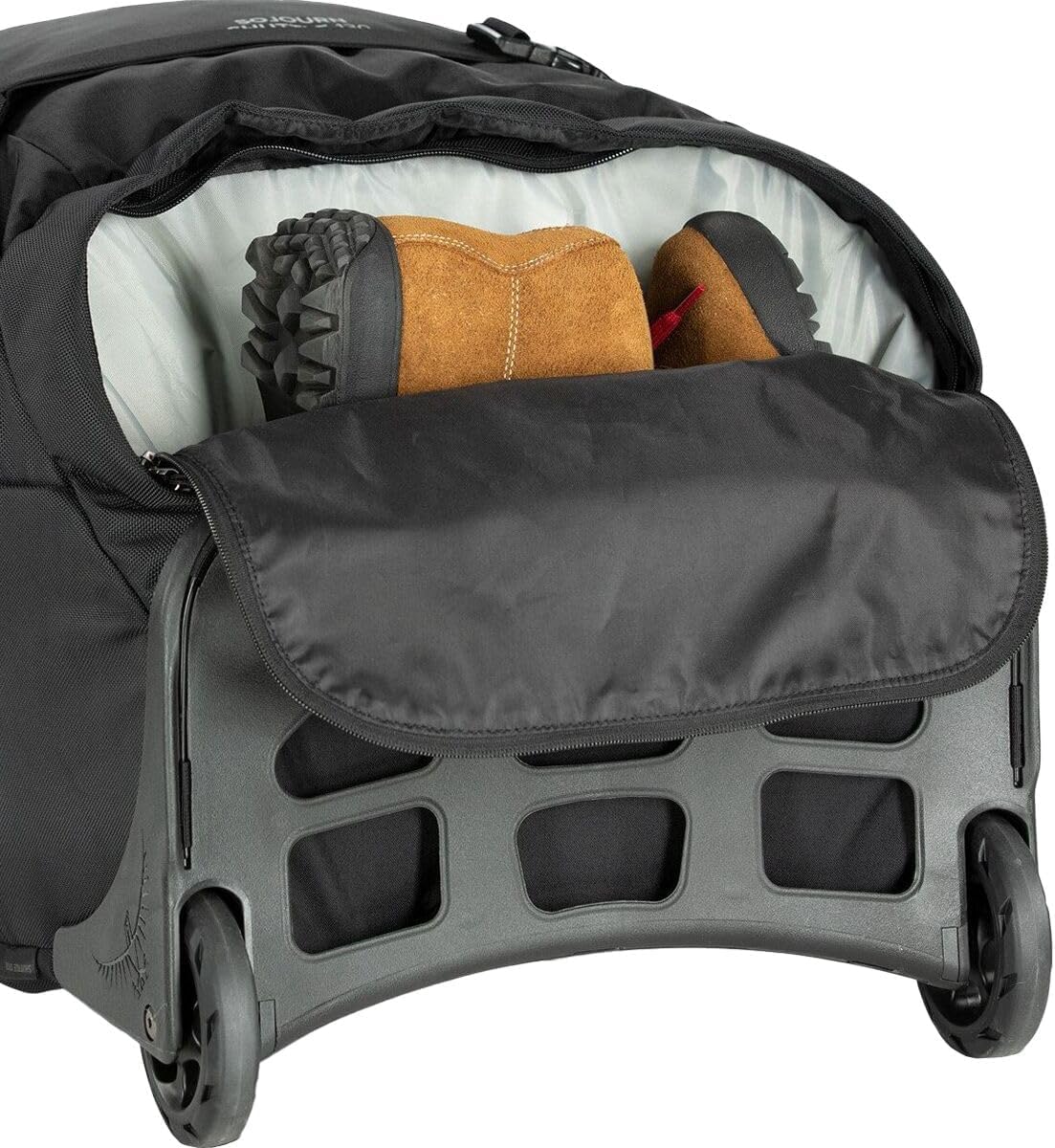 Osprey Sojourn Shuttle 30quot100L Wheeled Duffel Luggage Koseret GreenKoseret Green