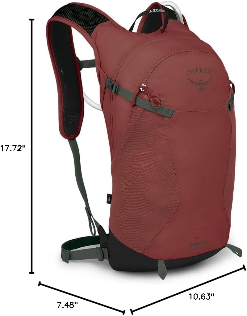 Osprey Sportlite 15L Unisex Hiking Backpack with Hydraulics Reservoir AcornBonsai