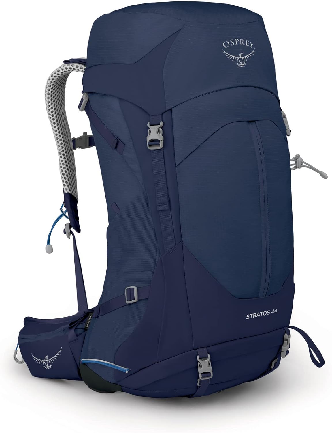 Osprey Stratos 44L Mens Hiking Backpack Cetacean BlueCetacean Blue
