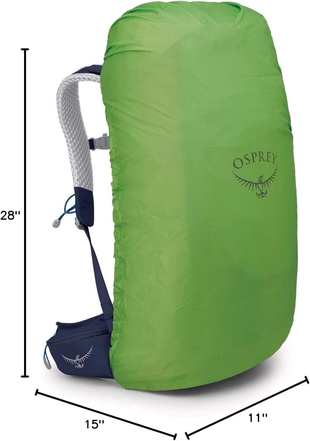 Osprey Stratos 44L Mens Hiking Backpack Cetacean BlueCetacean Blue
