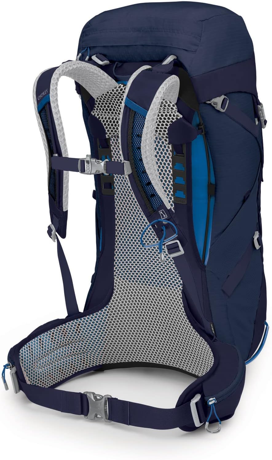 Osprey Stratos 44L Mens Hiking Backpack Cetacean BlueCetacean Blue