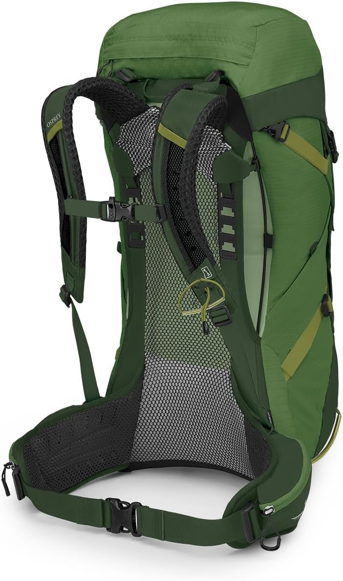 Osprey Stratos 44L Mens Hiking Backpack Cetacean BlueSeaweedMatcha Green