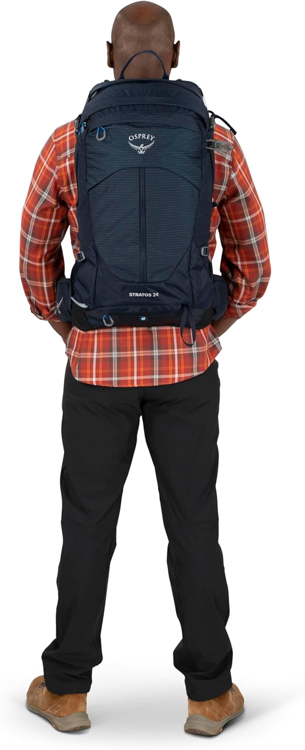 Osprey Stratos 44L Mens Hiking Backpack Cetacean BlueSeaweedMatcha Green
