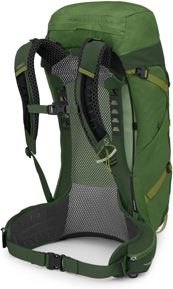 Osprey Stratos 44L Mens Hiking Backpack Cetacean BlueSeaweedMatcha Green