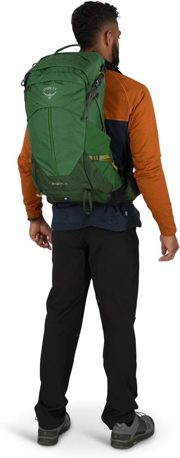 Osprey Stratos 44L Mens Hiking Backpack Cetacean BlueSeaweedMatcha Green