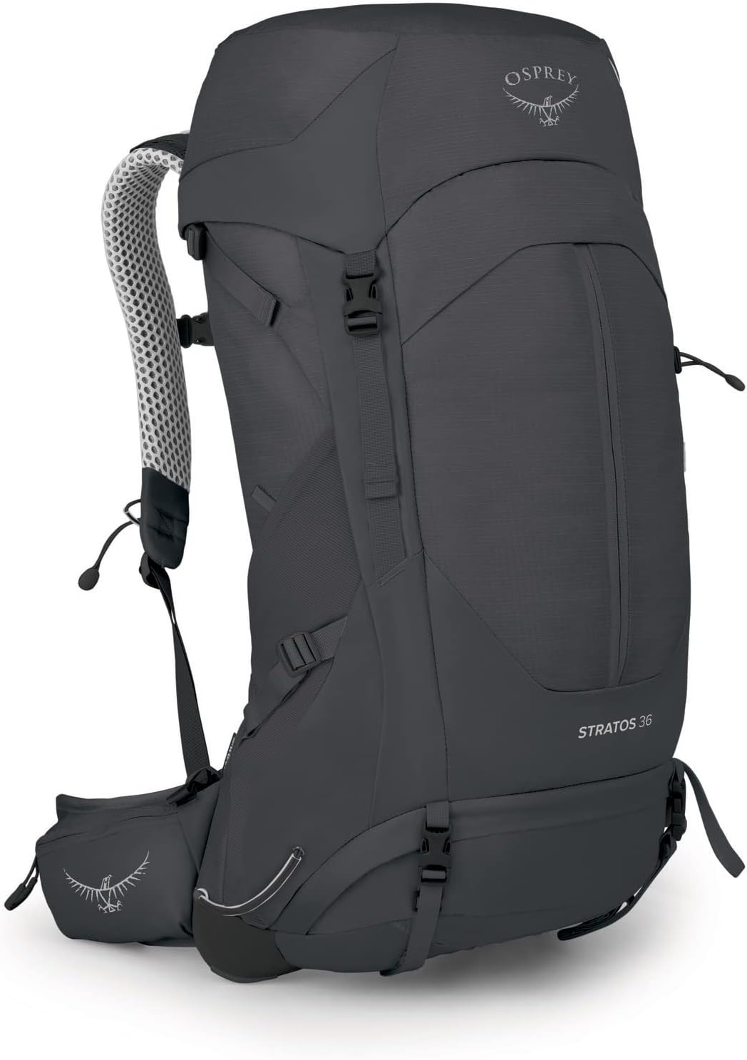 Osprey Stratos 44L Mens Hiking Backpack Cetacean BlueTunnel Vision Grey