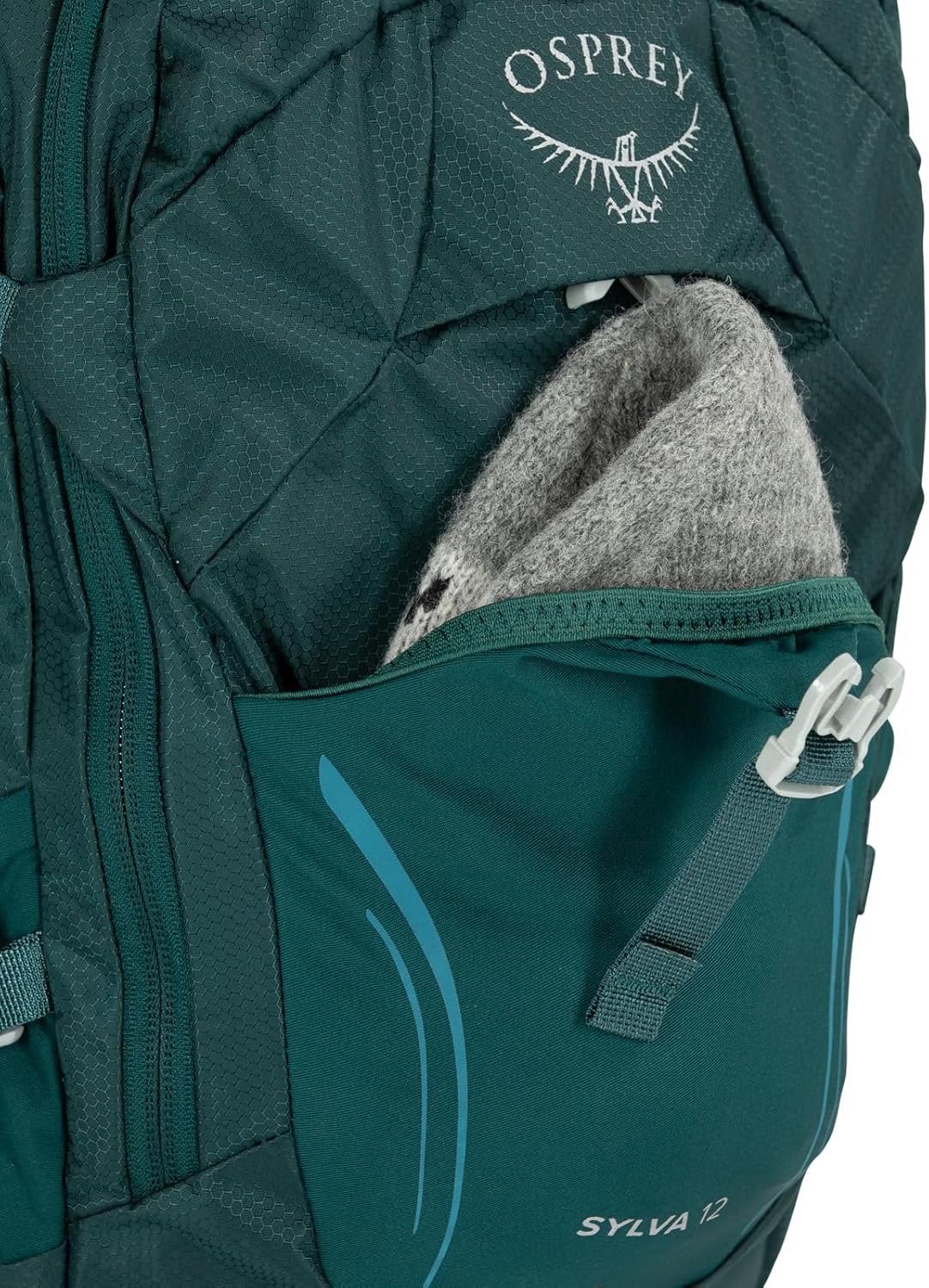 Osprey Sylva 12L Womens Biking Backpack with Hydraulics Reservoir Baikal Green