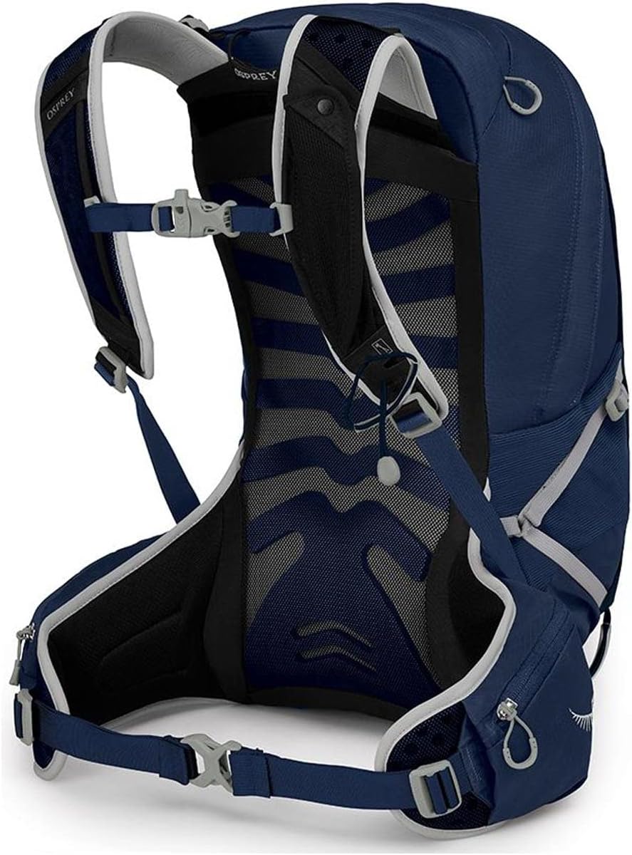 Osprey Talon 22L Mens Hiking Backpack with Hipbelt Green BeltBlack LXLCeramic Blue