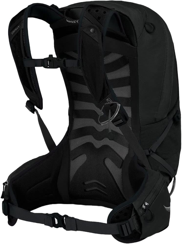 Osprey Talon 22L Mens Hiking Backpack with Hipbelt Green BeltBlack LXLCeramic Blue