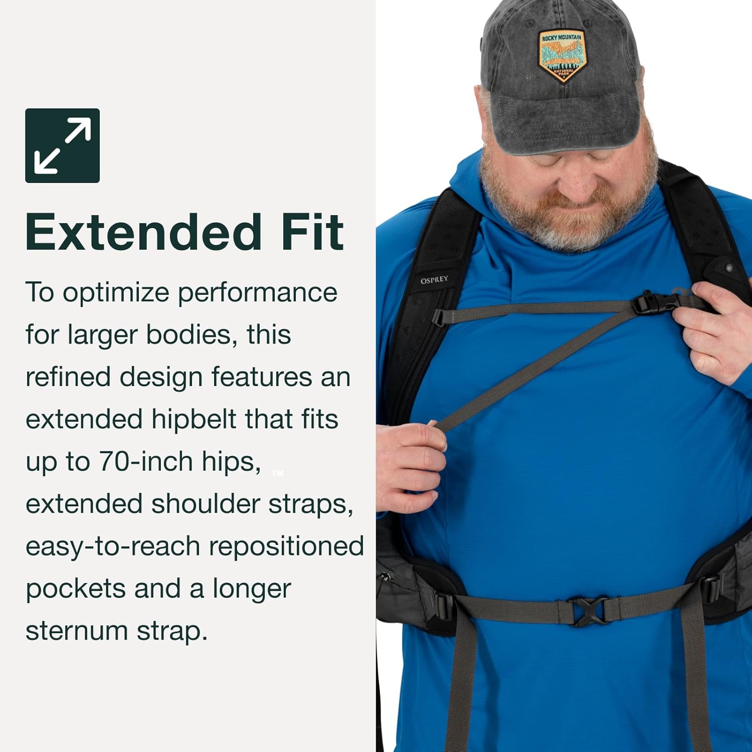 Osprey Talon 22L Mens Hiking Backpack with Hipbelt Green BeltBlack LXLCeramic Blue
