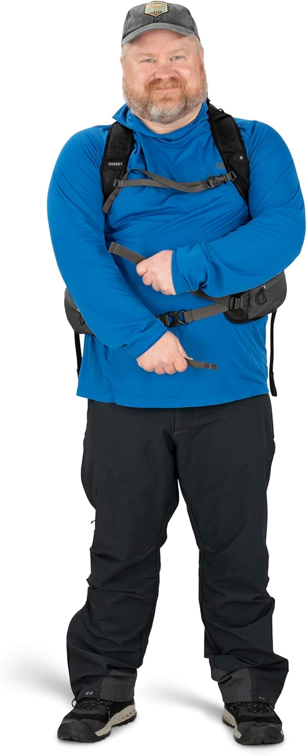 Osprey Talon 22L Mens Hiking Backpack with Hipbelt Green BeltBlack LXLEclipse Grey