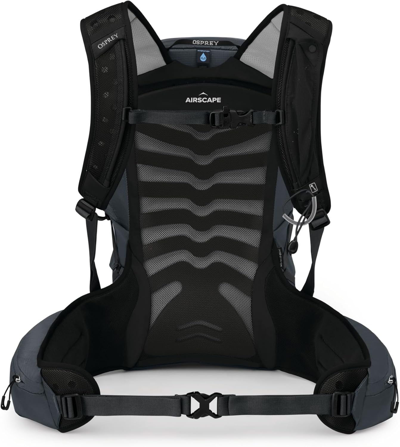 Osprey Talon 22L Mens Hiking Backpack with Hipbelt Green BeltBlack LXLEclipse Grey
