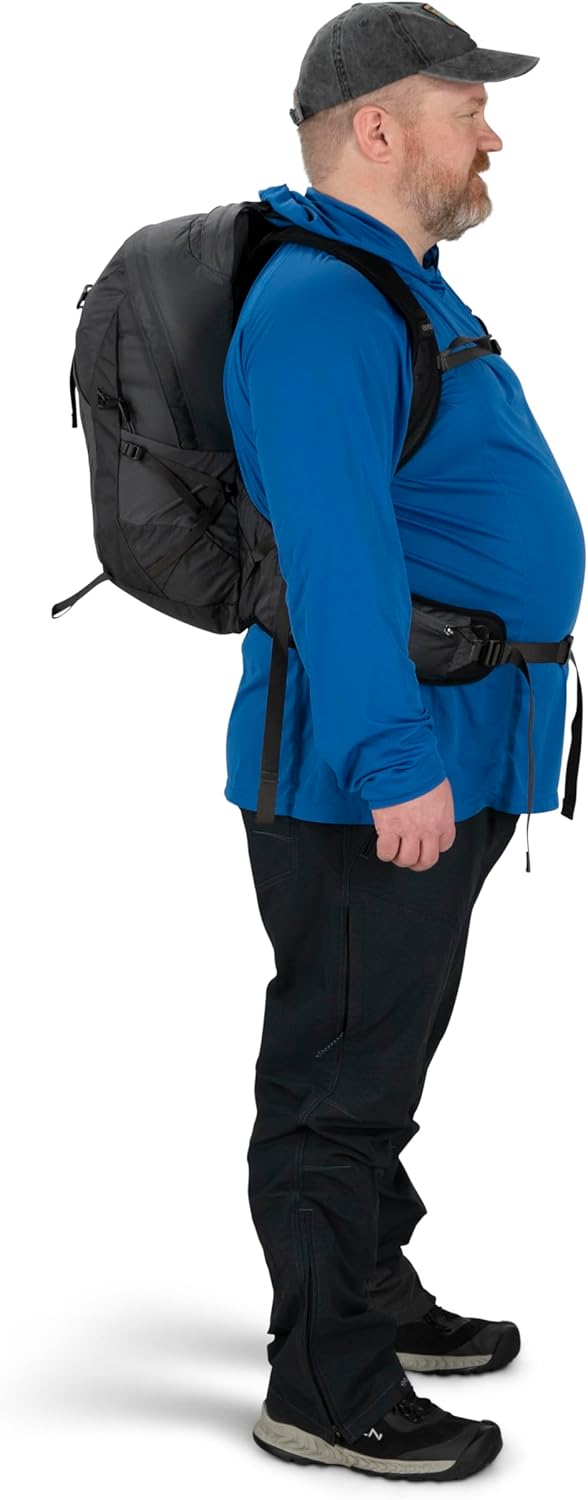 Osprey Talon 22L Mens Hiking Backpack with Hipbelt Green BeltBlack LXLEclipse Grey