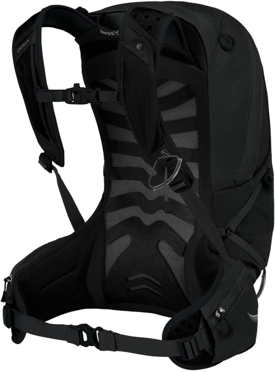 Osprey Talon 22L Mens Hiking Backpack with Hipbelt Green BeltBlack LXLStealth Black