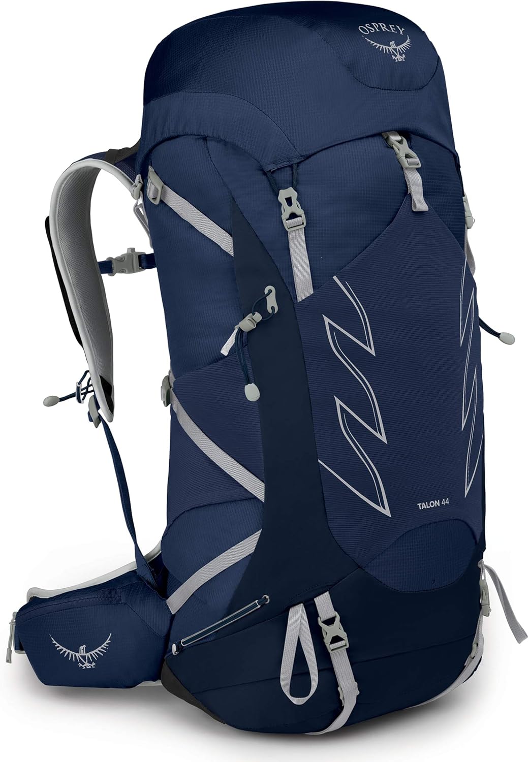 Osprey Talon 44L Mens Hiking Backpack with Hipbelt Ceramic Blue LXLCeramic Blue