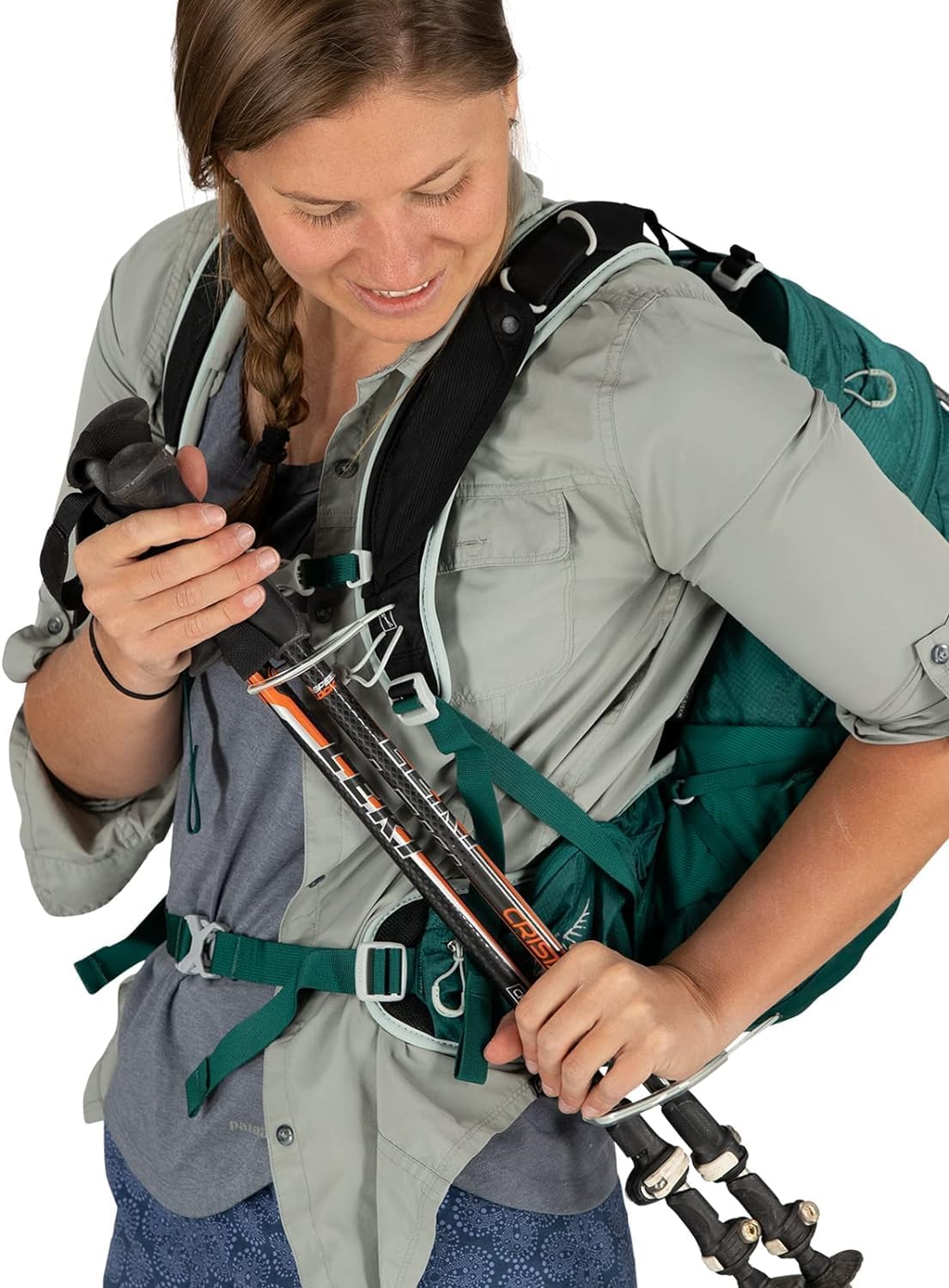 Osprey Tempest 20L Womens Hiking Backpack with Hipbelt Stealth Black WMLStealth Black