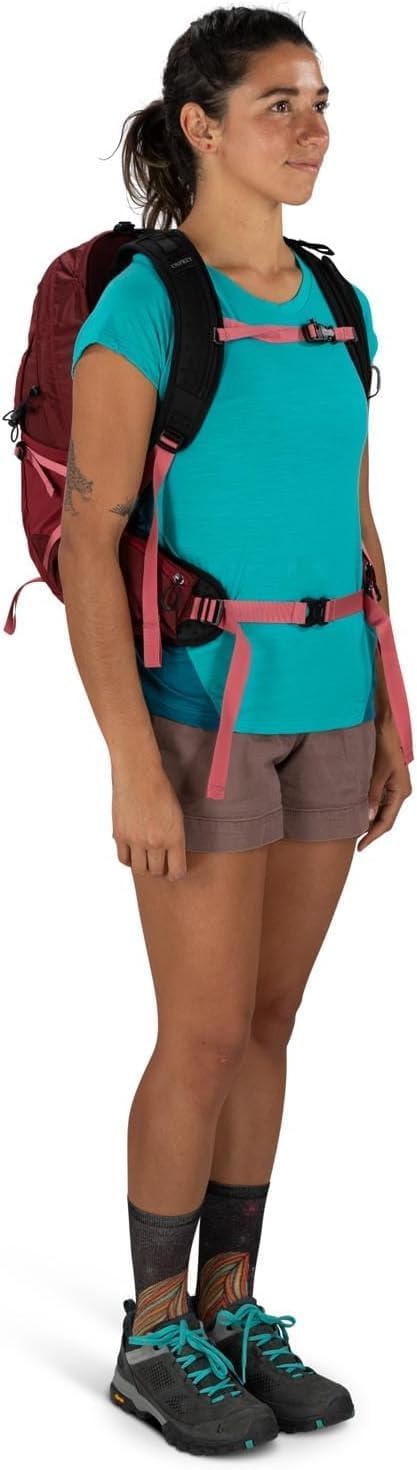 Osprey Tempest 20L Womens Hiking Backpack with Hipbelt Stealth Black WMLTidalAtlas